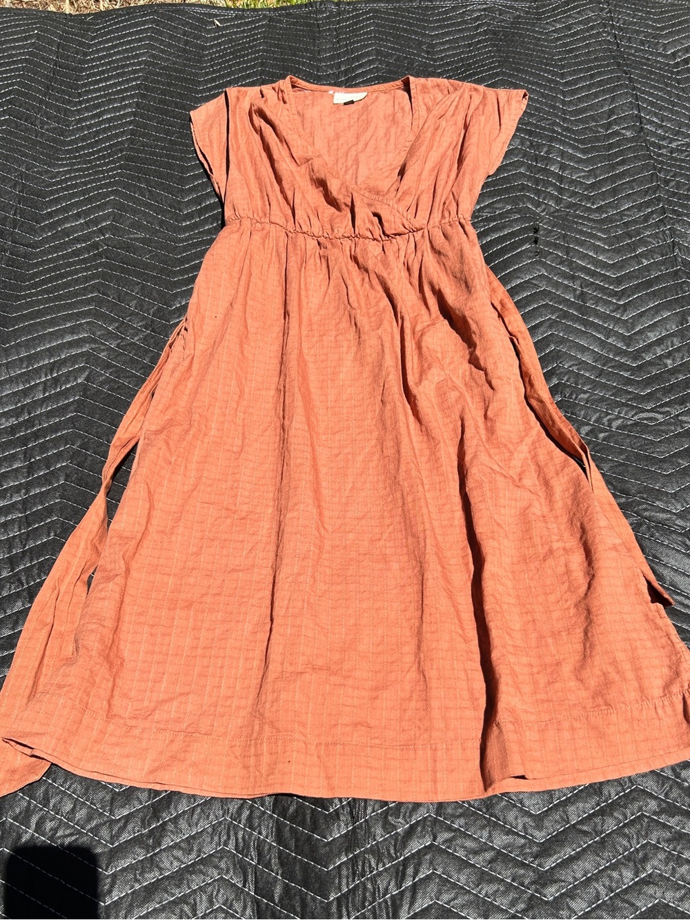 Universal Thread Terracotta Midi Dress with Side Ties